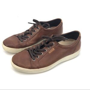 Ecco Brown Lace Up Shoes sz 41 (7/7.5)